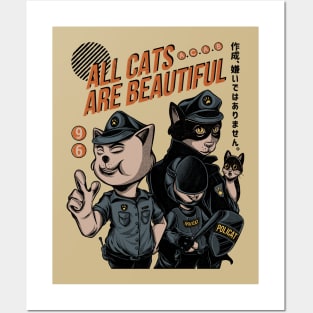 A.C.A.B (ALL CATS ARE BEAUTIFUL) Posters and Art